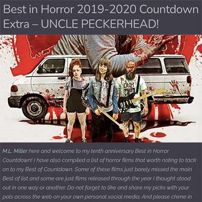 Best in Horror 2019-2020 Countdown Extra – UNCLE PECKERHEAD!
